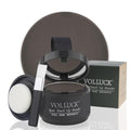 VOLLUCK Root Touch up Powder, Instant Hairline Powder for Thinning Areas and Gray Hair Coverage, Natural and Non-greasy Root Cover up for Women and Men (Dark Brown, 0.14 Ounce)