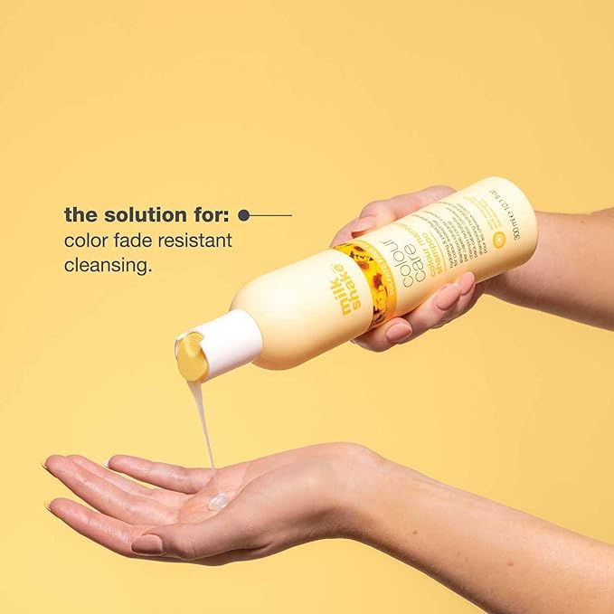 milk_shake color maintainer shampoo | for color-treated hair | sulfate-free formula with milk proteins and sunflower seed extract to help preserve color | 1.7 fl oz
