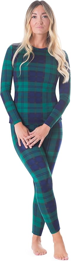Rocky Thermal Underwear Women Long Johns Womens Thermals Top Bottom Set Fleece Lined Under Wear Clothes Base Layer Thermals