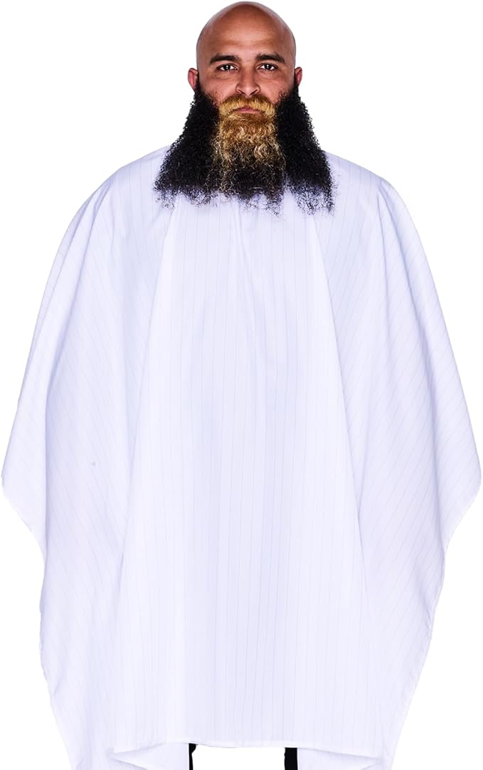 Barber Strong The Barber Cape Haircut Cover for Men, Hair Repelling and Static-Reducing Material, Water Resistant Fabric