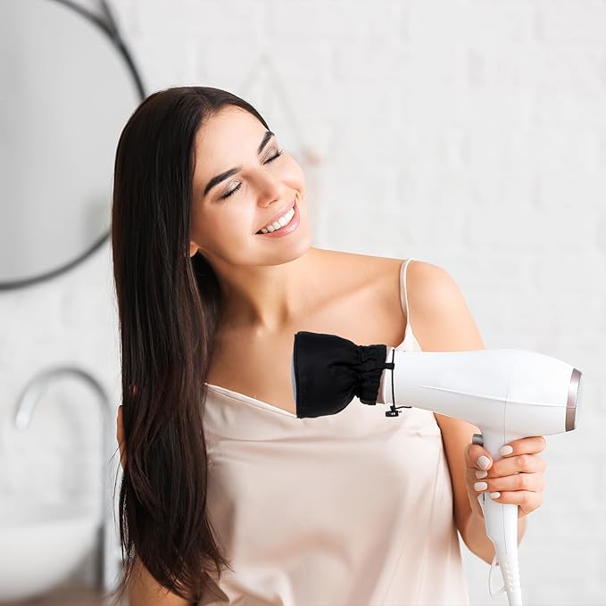 Foldable Sock Diffuser for Hair Dryer, 5.12x3.94" Hair Dryer Sock Cover, Universal Diffuser Cap for Curly Hair, Compact Travel Hair Dryer Attachment for Home Travel Hotel Hairstyling