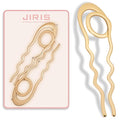 2PCS French Hair Pins Large U-Shaped Pins for Women and Girls Fashion Metal Hair Pin French Twist Hair Pins for Buns, Updos,Stylish and Functional(set7-gold)
