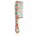 Wide Tooth Comb,Effortless Tangle Removal for Curly, Wet, Long Hair Wet,Cute Aesthetic Design for Women Men and Girls (Orange-16)