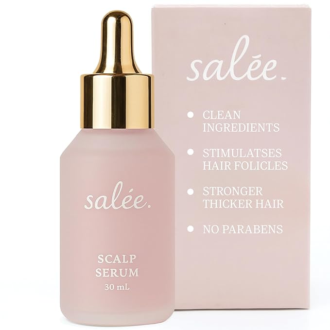 Salee- Dry Scalp Serum Nourishing & Moisturizing | Copper Peptides, Biotin, Caffeine For Thinning Hair, Reduce Shedding, Hydrate, Stimulate Hyaluronic Acid