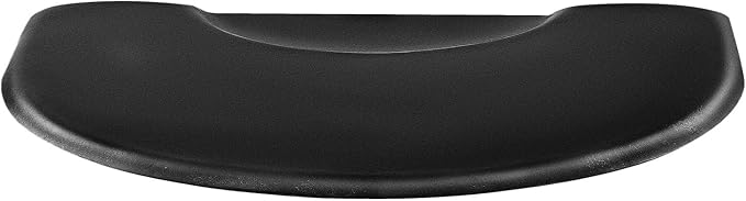 VEVOR Salon Mat for Hair Stylist, 3 x 4 FT Semi-Circle Salon Chair Mat, 1-inch Thickened Anti Fatigue Barber Shop Floor Mat with Round Cut Out, Easy-to-Clean PVC Surface & Anti-Trip Beveled Edges