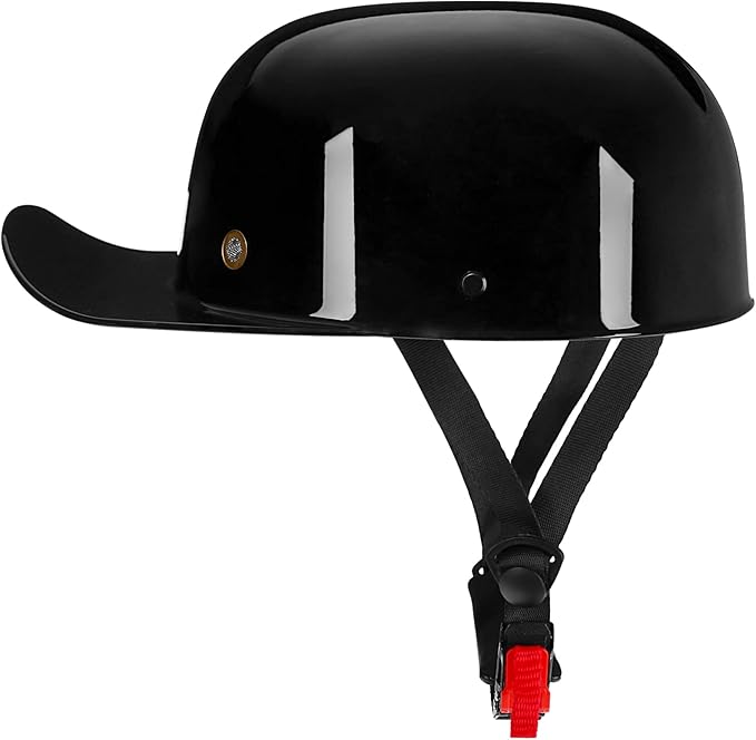 Baseball Style Cap Retro Motorcycle Helmet Unisex-Adult - DOT Approved