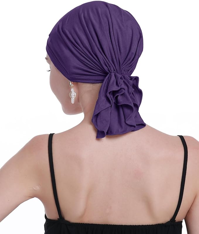 osvyo Chemo Headscarf for Women Hair Loss - Cancer Slip On Headwear Turbans Sealed Packaging