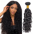 34 Inch Curly Bundles Human Hair Natural Black Kinky Curly Bundles Niegmeag Virgin Soft and Silky Remy Hair Extensions Color 1B Kinky Curly Bundle Double Weft Hair Weave