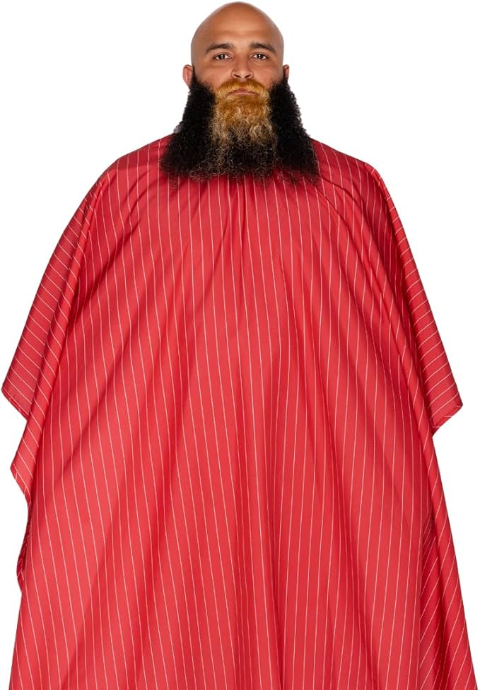 Barber Strong The Barber Cape Haircut Cover for Men, Hair Repelling and Static-Reducing Material, Water Resistant Fabric