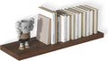 12 Inch Deep Floating Shelves for Wall 1 Pack Floating Shelves Large Storage Space Wall Mount Shelf for Living Room Kitchen Bathroom 36" W x 12" D x 1.2" H Rustic Brown