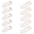Chinco 24 Pcs Double Grip Hair Clips Metal Snap Clips Women Barrettes for Hair Making, Salon Supplies(Beige,2 Inch)