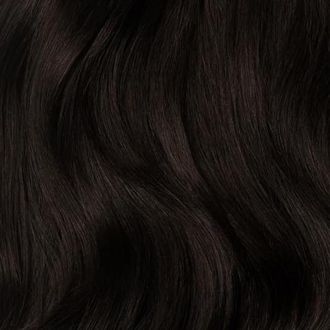 Luxy 100% Remy Human Hair – Halo Clip-In Hair Extensions –Natural Looking Volume & Length - One-Piece - Easy 5-Min Application 180 grams 20" Mocha Brown Halo