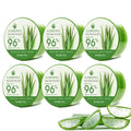 Aloderma Organic Aloe Vera Gel for Body Made within 12 Hours of Harvest, 96% Pure Aloe Vera Gel for Skin, Scalp, & Hair, Soothing Aloe Face Moisturizer, Multipurpose, Hydrating Aloe Gel, 7oz, 6 Pack