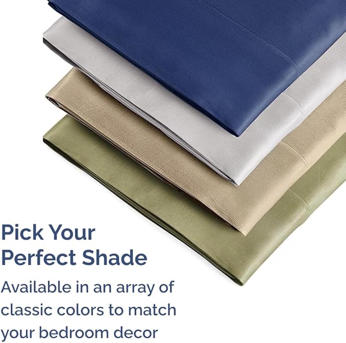 Queen Pillow Cases - 2 Pack - Super Soft Pillowcase Covers - Envelope Enclosure - Hotel Quality Pillow Protectors - Wrinkle Free, Fade, Shrink & Stain Resistant - Machine Washable - 20" x 30" (Black)