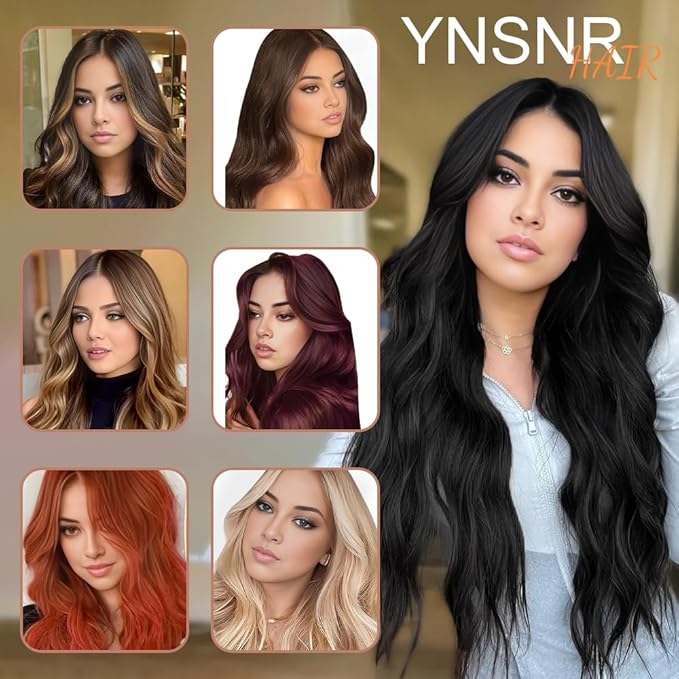 Tape in Hair Extensions Human Hair 16 Inch 20pcs Invisible Tape ins Hair Extensions Real Human Hair Middle Brown Highlight with Dark Blonde Remy Seamless Injected Tape Extensions