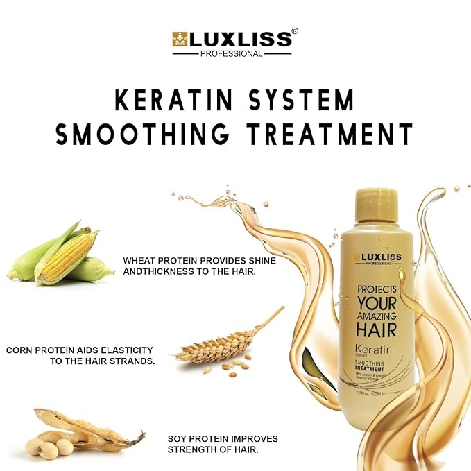 Luxliss Keratin Smoothning Treatment 100 Ml-White
