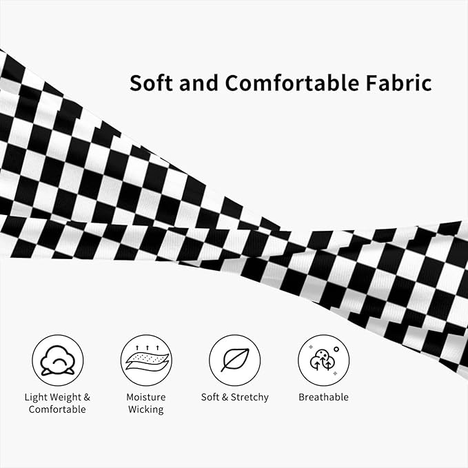 Sports Sweatband for Men and Women, Sweat-Absorbing Headbands for Moisture Wicking, Suitable for Fitness Running Cycling Hiking Yoga Football Exercise