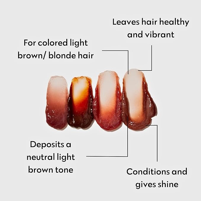 FOUR REASONS Color Mask - Latte - (27 Colors) Toning Treatment, Color Depositing Conditioner, Tone & Enhance Color-Treated Hair - Semi Permanent Hair Dye, Vegan and Cruelty-Free, 6.76 fl oz