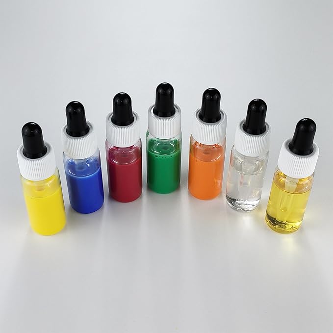 Kang&Chang 12pcs, 15ml, Plastic Dropper Bottles for Liquid
