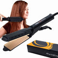 2 Inch Hair Crimper for Volumizing & Textured Styles, Ceramic Crimping Iron with Anti-Static Technology, 4 Adjustable Heat Settings 300°F-450°F, 110-240V Travel Hair Styling Tool for Women