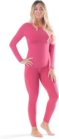 Rocky Thermal Underwear Women Long Johns Womens Thermals Top Bottom Set Fleece Lined Under Wear Clothes Base Layer Thermals