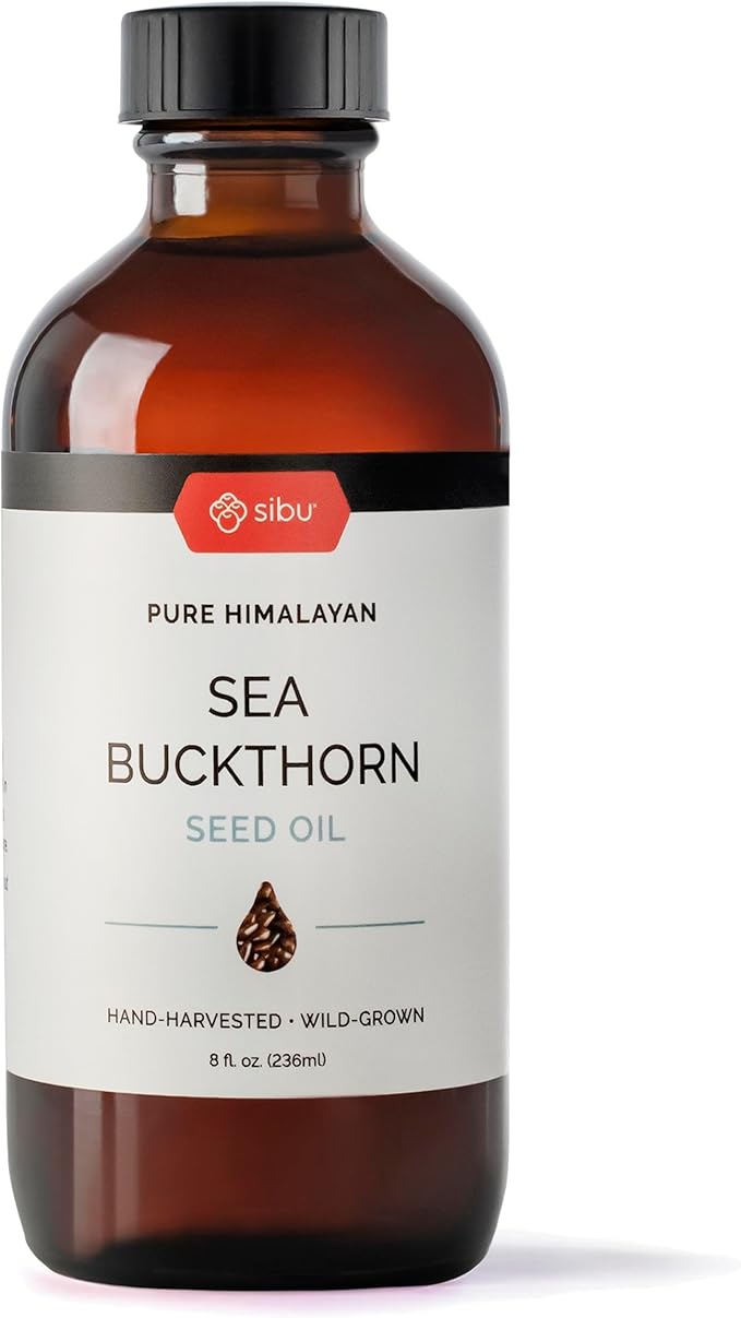 sibu Premium Himalayan Sea Buckthorn Seed Oil, 8 oz