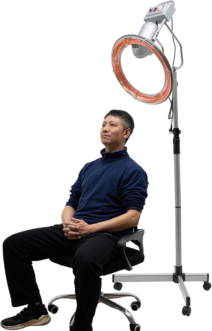 Hair Steamer Professional Hair Salon Steamer,Stand Hair Dryer, Orbiting Rotating Hairs Processor with Wheels,3 in 1 Orbiting HairDryer,HairDryer Accelerator, Perm Styling