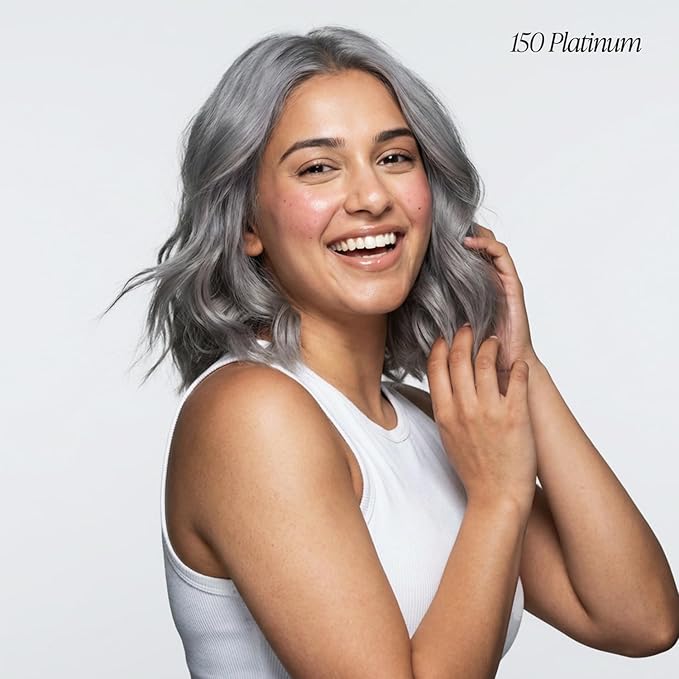 Adore Semi Permanent Hair Color (150 Platinum) | Vegan & Cruelty-Free Gray Hair Dye | No Ammonia, No Peroxide, No Alcohol | 4 Fl Oz Each (Pack of 2)