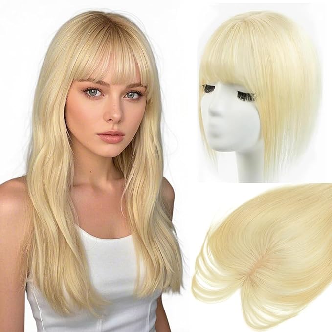 Hair Topper for Women with Thinning Hair, Lightweight & Add Volume Hairpiece for White HairRoots Cover, Changing Hairstyle, Trendy and Comfortable Design