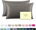 Silk Pillowcase for Hair and Skin,Soft,Breathable and Sliky 100% Silk Pillowcases King Set of 2,Both Sides Natural Mulberry Silk Pillow Cases with Hidden Zipper(King Size 20"X 36",2pcs)