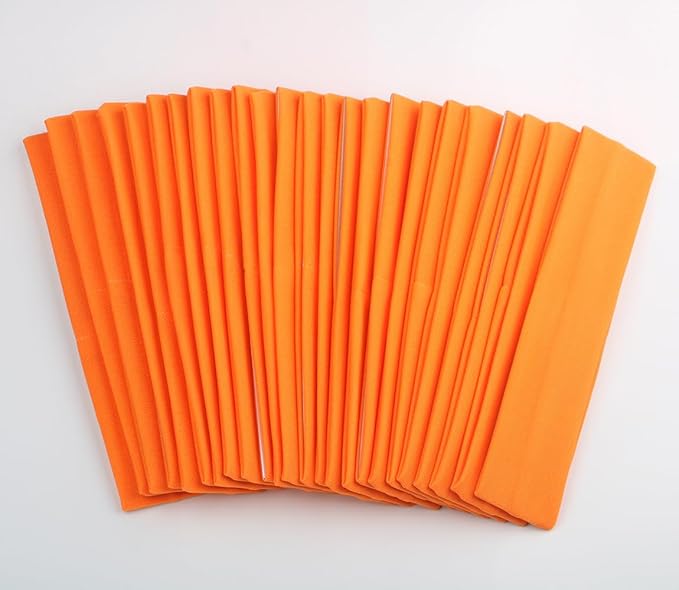 Yoga Sports Headbands,Pack of 24,Soft Elastic Stretchy Athletic Headband Workout Gym Sports Fitness Hair bands