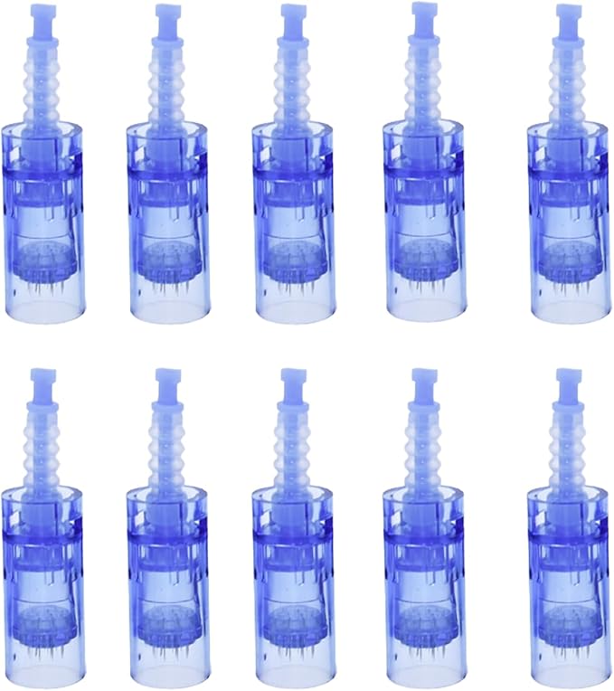 Microneedling Pen Cartridges for Dr Pen A6, Easy-to-Use for Home Use (24 Pin,10PCS)