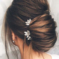 Rhinestone Wedding Hair Pins Decorative Bridal Hair Accessories Crystal Hair Clips for Women