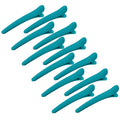 YISSION 12 PCS 3.1 Inch Matte Alligator Duck Billed Hair Clips for Styling Sectioning, No Crease Hair Barrettes and Accessories for Women Girls Blue