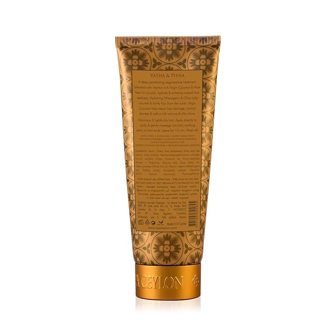 SPA CEYLON Virgin Coconut Hair Treatment Masque | Deep Conditioning | Hair Repair | 100% Vegan & Vegetarian | Best for Dry, Very Dry & Unruly Hair