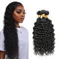26 28 30 Inch Human Hair Bundles Color 1B Kinky Curly Bundles Brazilian Virgin Remy Hair Extensions Niegmeag Double Weft Natural Black Kinky Curly Bundle Hair Weave 300g