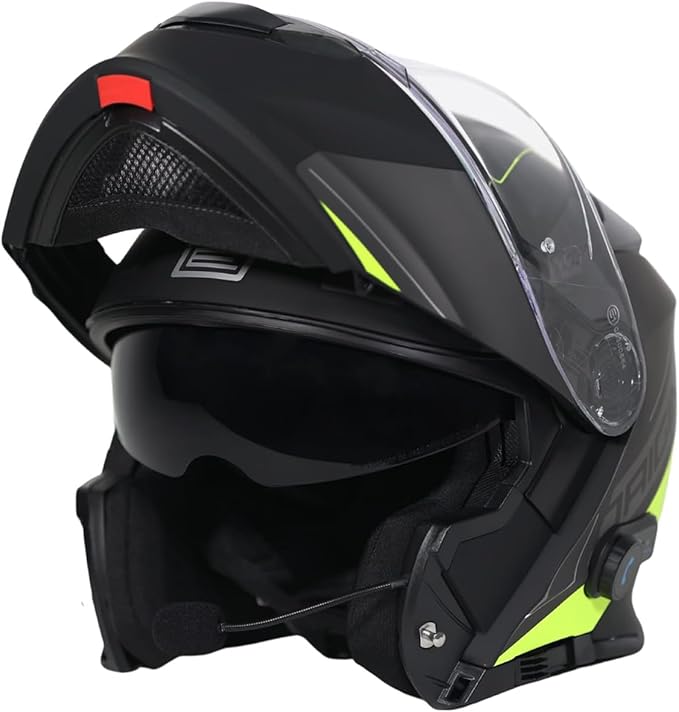 ORIGINE Helmet Modular Bluetooth Voice Dial Motorcycle Helmet Hands-Free Calling,DOT Approved