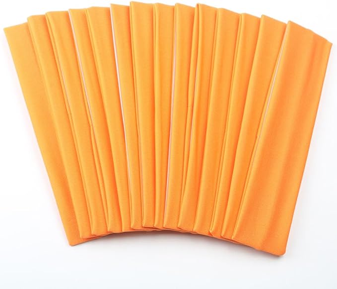 Sport Yoga Headbands,Pack of 14,Fashion Soft Elastic Polyester Sweatband Yoga Stretchy Headband for Women Man Girl
