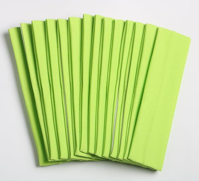 Headbands for Women,12PCS,Soft Stretch Elastic Yoga Sport Headbands