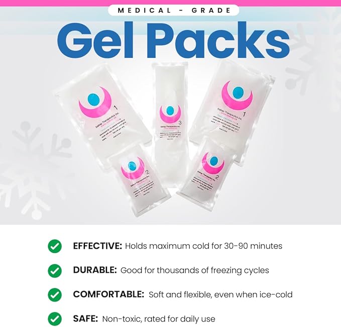 Cold Cap for Migraine Relief & Chemo, Longer Lasting Cold Swappable Gel Packs, Adjustable Compression, Class 1 Medical Device for Scalp, Concussion Relief, Chemo. Fitted Sizes, Machine Washable