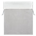 Segbeauty Large Velvet Drawstring Bags, 15.7x11.8in Satin Flannel Storage Bag, 40x30cm Hair Dryer Bags Drawstring Bag Velvet Gift Bag with Satin Liner for Hair Diffuser Clothes Travel Bathroom Gray