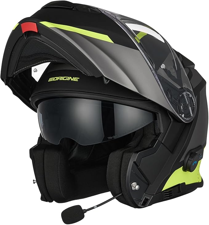ORIGINE Helmet Modular Bluetooth Voice Dial Motorcycle Helmet Hands-Free Calling,DOT Approved
