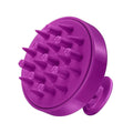HEETA Hair Scalp Massager for Hair Growth, Shampoo Brush, Scalp Scrubber Exfoliator with Soft Silicone Bristles for Dandruff Removal to Relieve Stress, Wet Dry Use, Purple