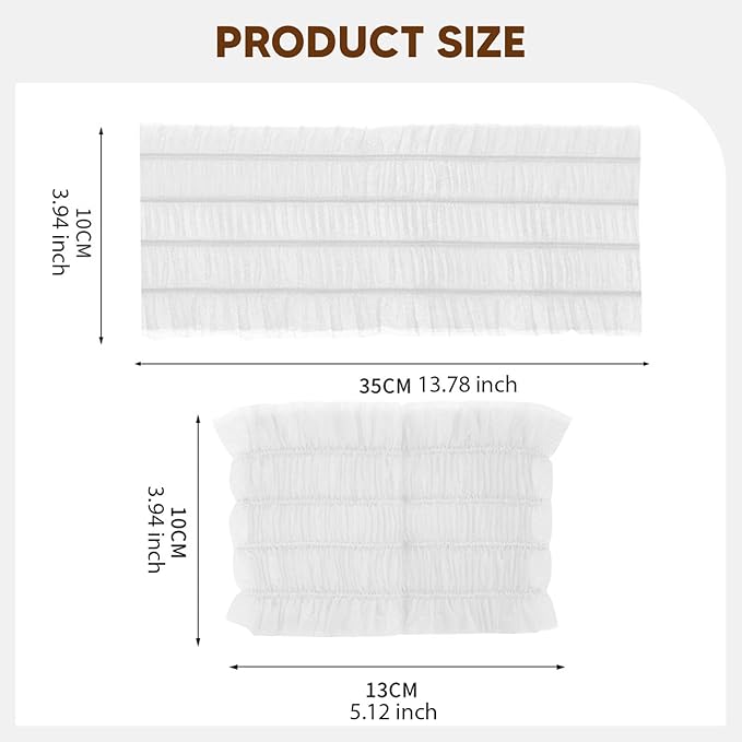 100Pcs SPA Facial Headbands SPA Makeup Headbands Skincare Hair Bands Makeup Head Wraps for Bath Home Showering Personal Use, White
