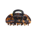 EVITA PERONI Middle Hair Clip, "Vintage Candy" Hair Clips for Women Strong Grip Acetate Shark Claw Clip with Gift Box, Tortoise