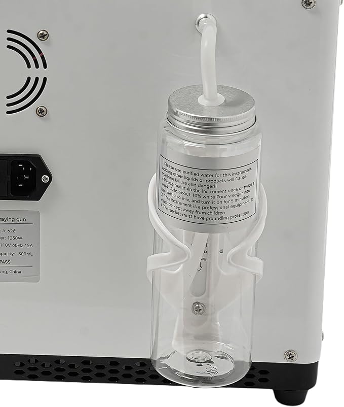 Nano Hair Steamer Pro Hot Mist Hair Steamer 1250W 110V Nano Steamer with 5 Gears Adjustable Fog & Adjust Time Tabletop Steamer for Hair Salons, Beauty Salons