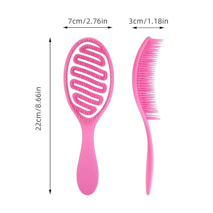Candy Brush Scented Detangling Hair Brush for Wet or Dry Hair, Professional Vented Brush for Thick, Coarse & Curly Hair for Women and Girl. Eliminates Knots & Scalp Massage, Idea Gift