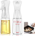Mistifi oil spray PET bottle 200ml Upgraded Version.Fine Mist Spray Bottle for Air Fryer, Olive Oil, Avocado Oil, Healthy Nonstick Frying, Commercial & Home Kitchen Use (PS600　2Pcs)