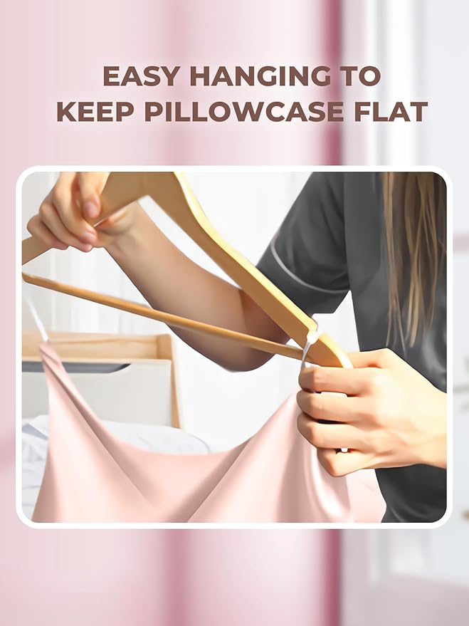 Mulberry Silk Pillowcase for Hair and Skin, SGMSILK 22 Momme Natural Silk Pillow Cases with Zipper, 6A Soft and Smooth Single Sided Pure Silk Pillow Cover (Coral Pink, Standard 20"x26")
