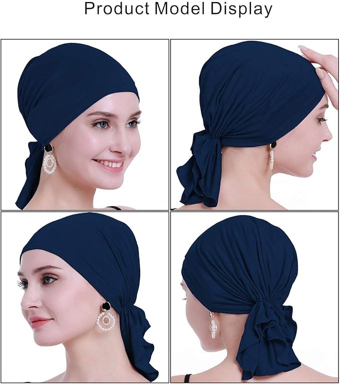 osvyo Chemo Headscarf for Women Hair Loss - Cancer Slip On Headwear Turbans Sealed Packaging